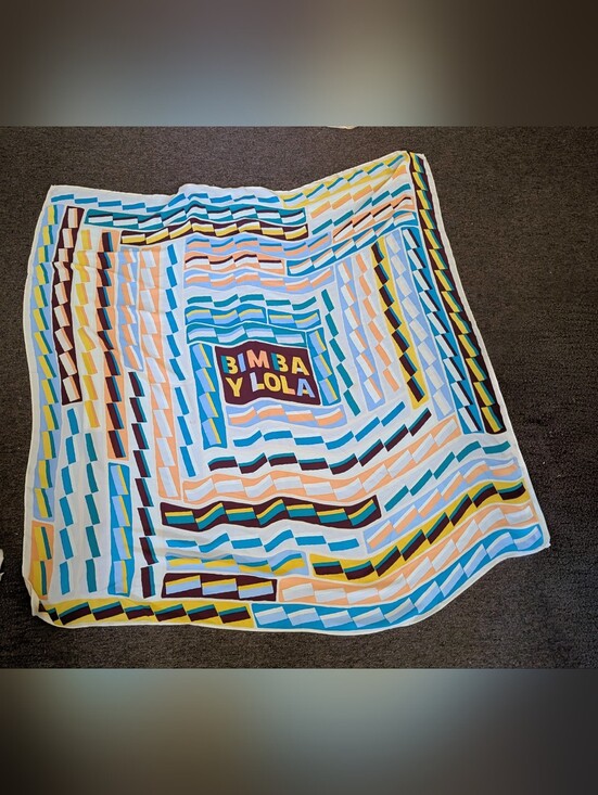 Bimba Y Lola Accessories - Bimba Y Lola Geometric Print colorful Scarf